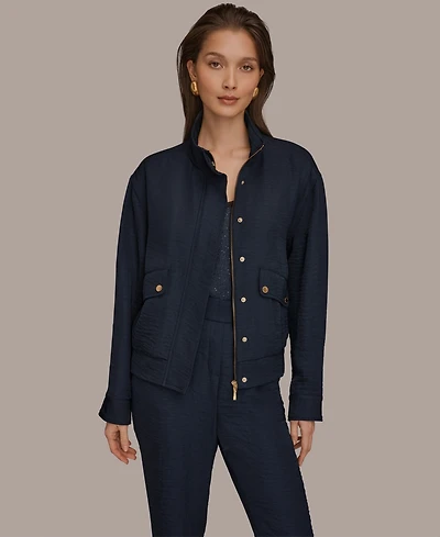Donna Karan New York Women's Zip-Up Jacket