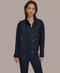 Donna Karan New York Women's Zip-Up Jacket