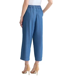 Jones New York Women's Wide Leg Scallop Hem Pants