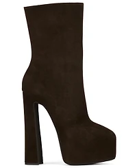 Jeffrey Campbell Women's Woah Hi Platform Full-Zip Dress Booties
