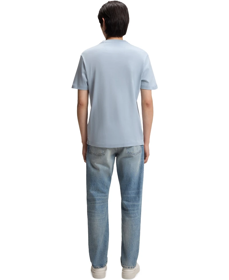 Boss by Hugo Men's Regular-Fit Mercerized-Cotton T-Shirt