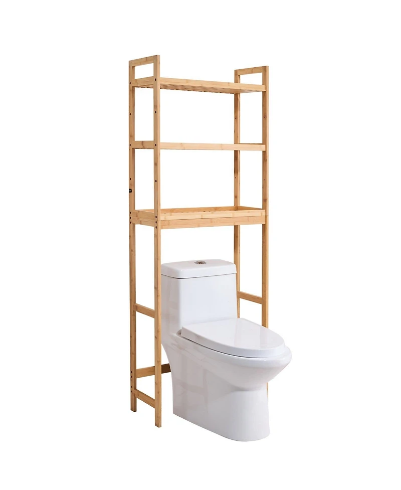 Volenca Over-The-Toilet Storage Shelf, 3-Tier Bathroom Space Saver Organizer Rack
