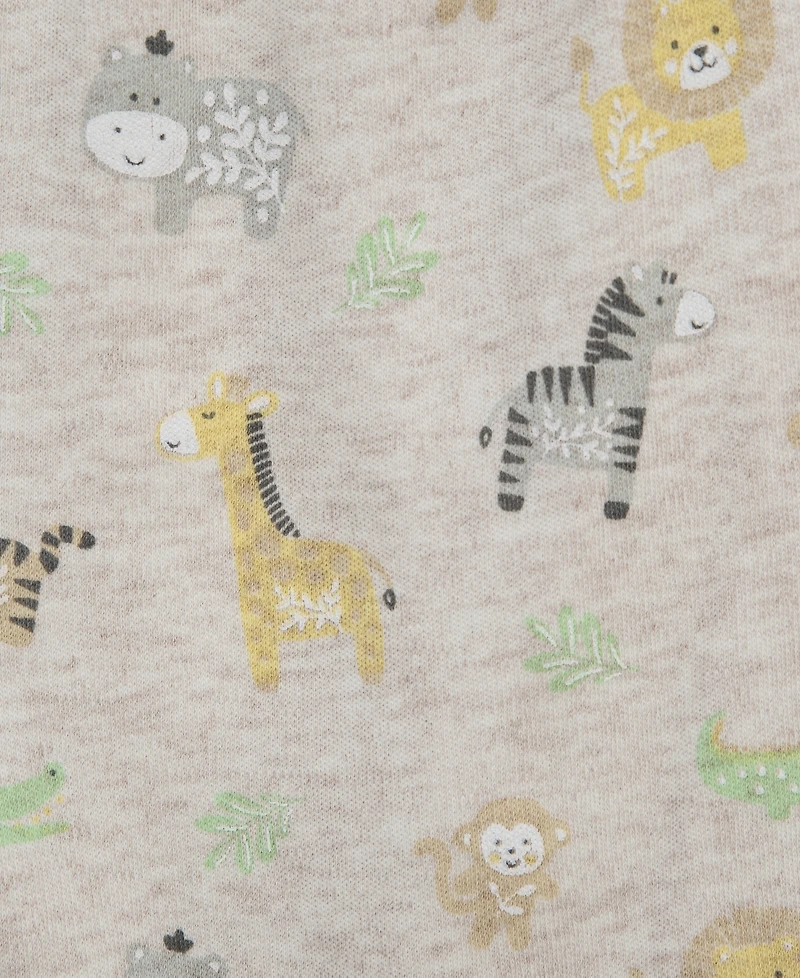 Little Me Baby Boys' Jungle Short-Sleeve Bodysuit, Pants & Hat, 3-Piece Set