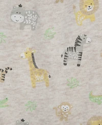 Little Me Baby Boys' Jungle Short-Sleeve Bodysuit, Pants & Hat, 3-Piece Set