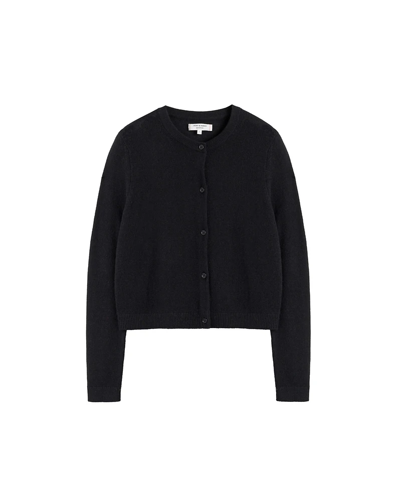 Chinti & Parker Women's Pure Cashmere Summer Cropped Cardigan