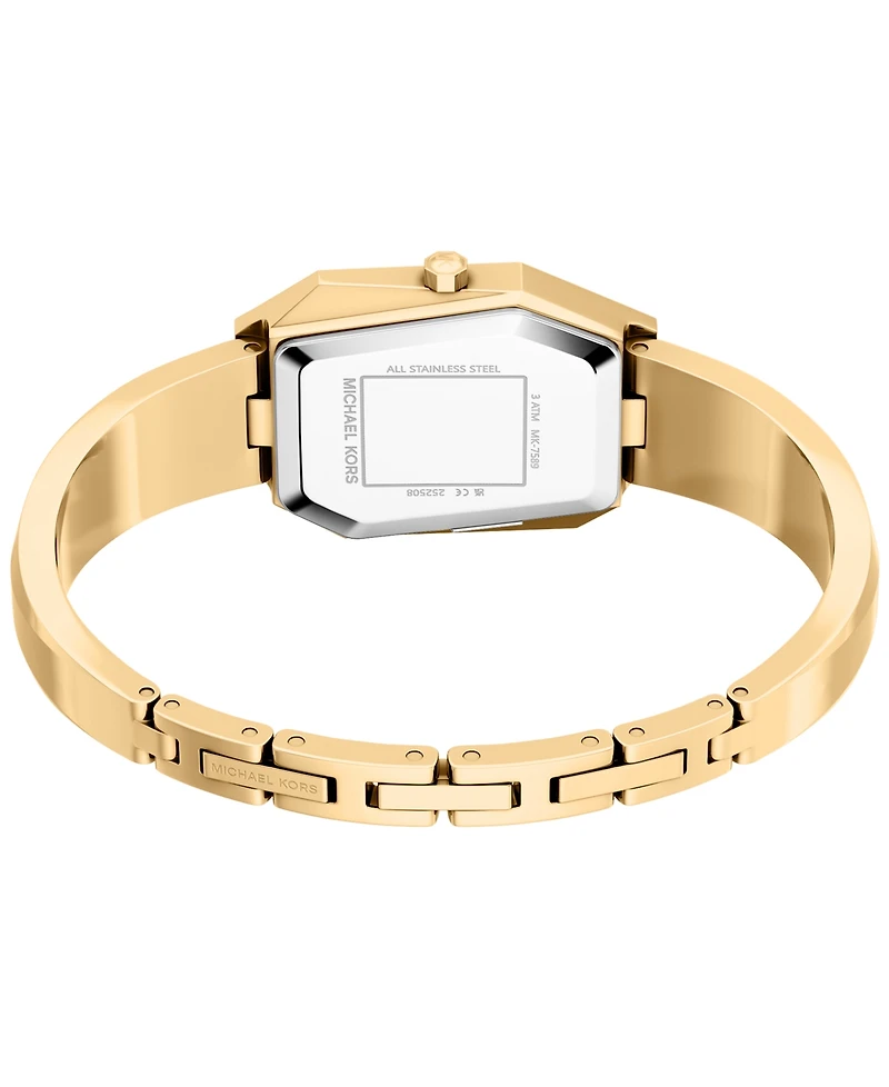 Michael Kors Women's Suri Two-Hand Gold-Tone Stainless Steel Watch, 25mm