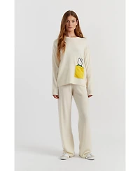 Chinti & Parker Women's Miffy Peek-Pocket Sweater