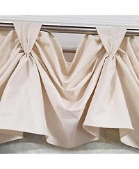 Rlf Home Soft Duck 3-s Victory 100% Cotton Tab Top Swag Window Curtain 54" x 25"