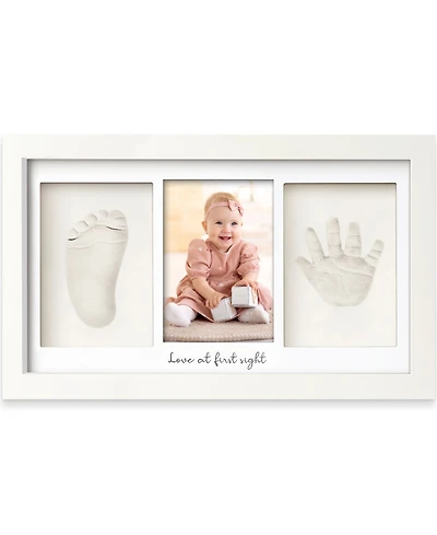 Duo Baby Hand and Footprint Kit, Handprint Newborn Photo Frame, Keepsake for New Mom