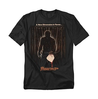 Friday The 13th Men's New Dimension Poster T Shirt