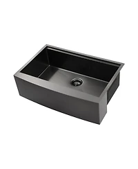 flynama 33x22x10inch Farmhouse Apron Single Bowl Kitchen Sink Stainless Steel Workstation