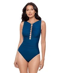 Miraclesuit Women's Razzle Dazzle Swizzle One-Piece Underwire Swimsuit