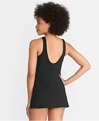 Lands' End Women's D-Cup Scoop Neck Mini Swim Dress Swimsuit