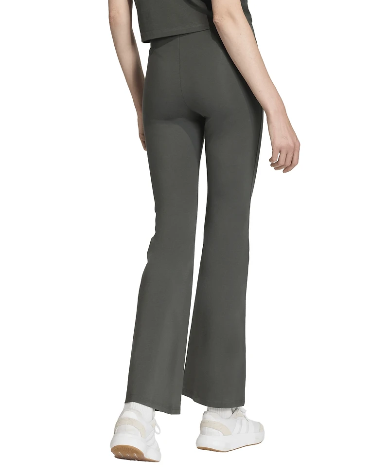 adidas Women's Essentials Small Logo Flared Leggings