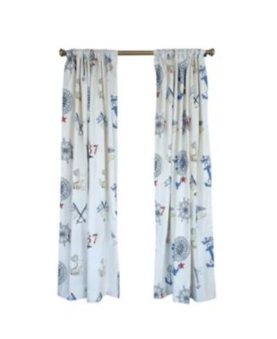 Rlf Home Ralph Lauren Navigator 100 Cotton Rod Pocket Window Curtain Set Of 2