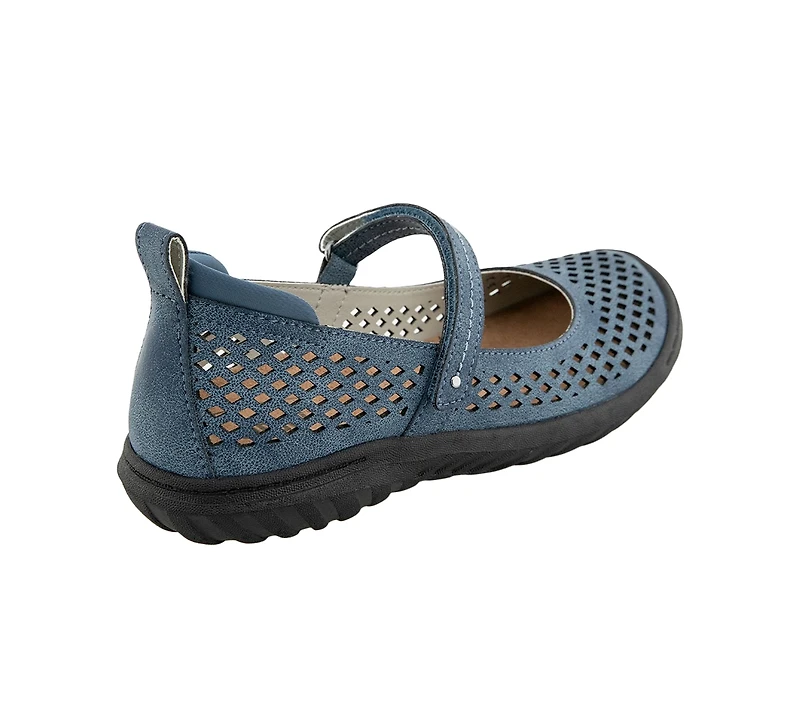 Jbu Women's Bee Casual Round toe Flats