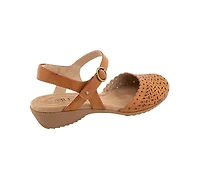 Jbu Women's Vinya Round Toe Wedge Sandals