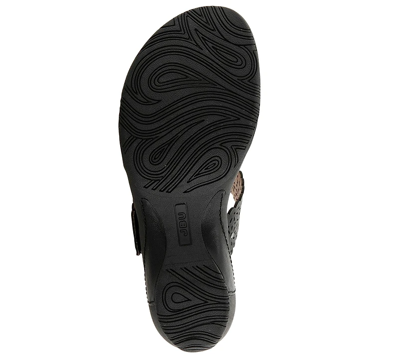 Jbu Women's Sanya Casual Slip-On Wedge Sandals