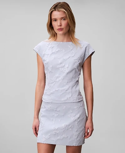 Calvin Klein Women's Pull-On Mini Skirt