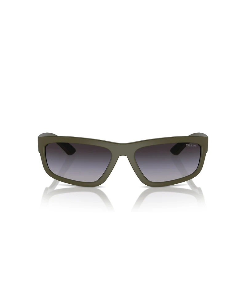 Prada Linea Rossa Men's Rectangle Sunglasses