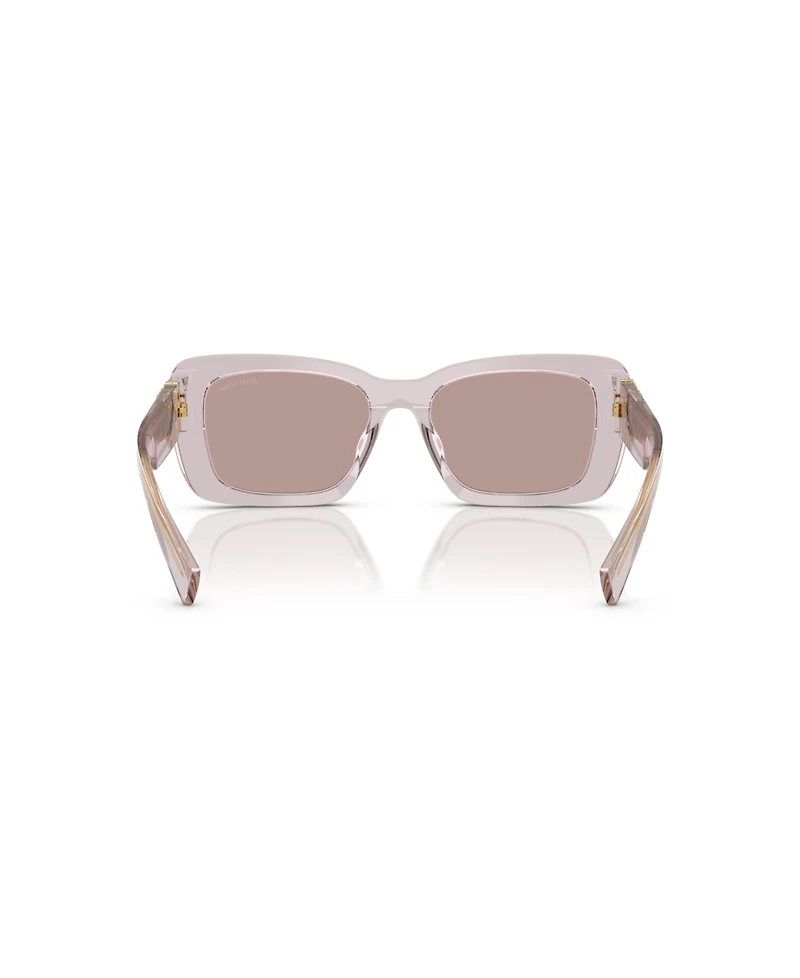 Miu Miu Women's Rectangle Sunglasses, Mu 07YS