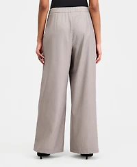 Bar Iii Women's Pleated Wide-Leg Pants, Macy's Exclusive