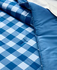 Arch Studios Gingham 3-Pc. Comforter Set, Full/Queen, Macy's Exclusive