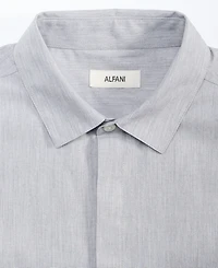 Alfani Men's Cotton Luke Short-Sleeve Pocket Shirt, Macy's Exclusive