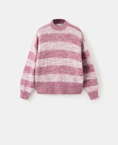 Mango Women's Oversized Striped Sweater