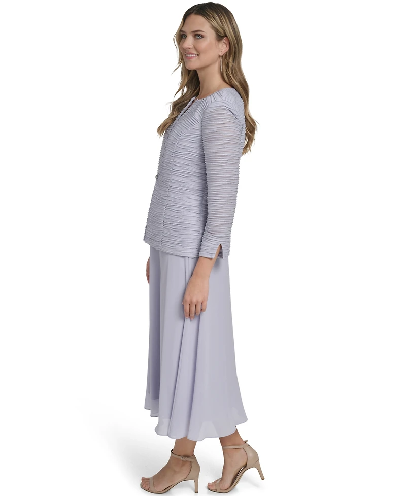 Jessica Howard Women's Swing Inset Waist Dress
