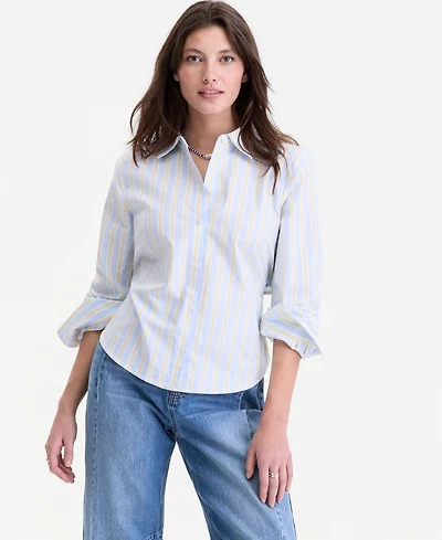 On 34th Women's Tie Back Button Down Shirt, Macy's Exclusive
