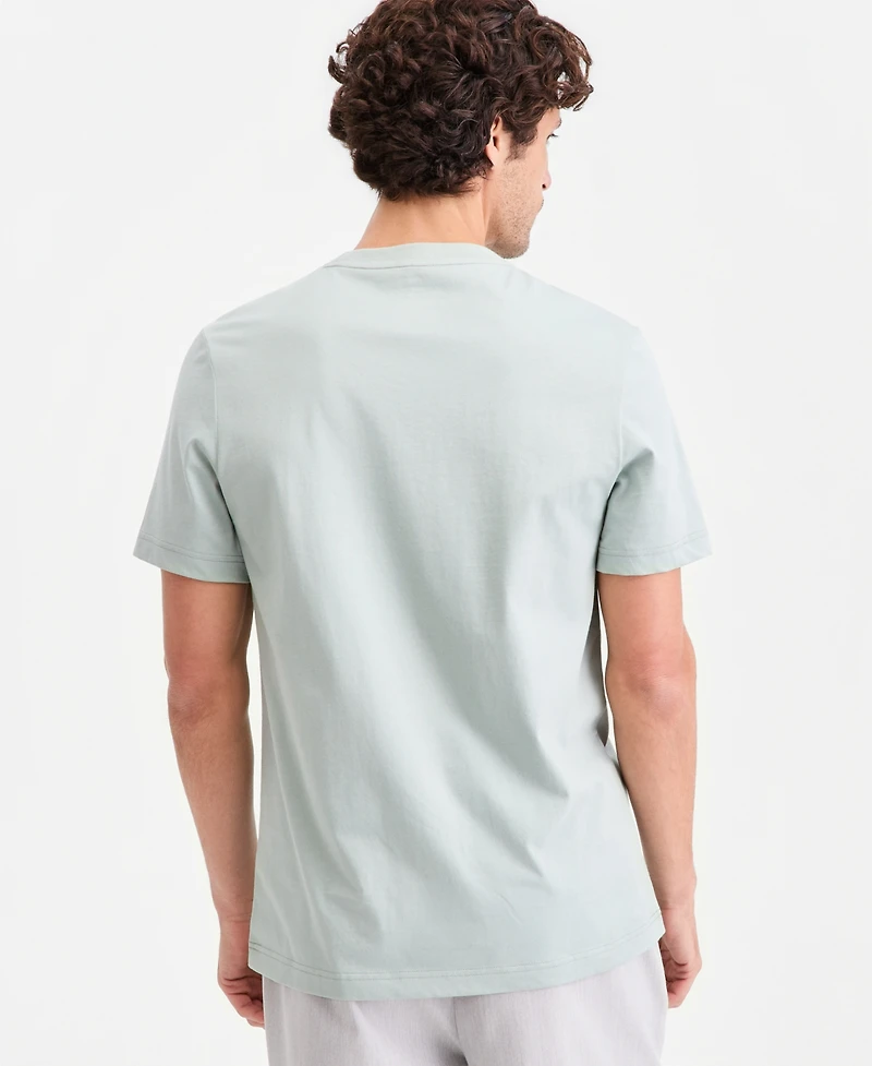 Alfani Men's Mercerized Cotton Short Sleeve Crewneck T-Shirt, Created for Macy's