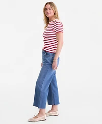 On 34th Women's Cropped Relaxed Flare Jeans, Macy's Exclusive