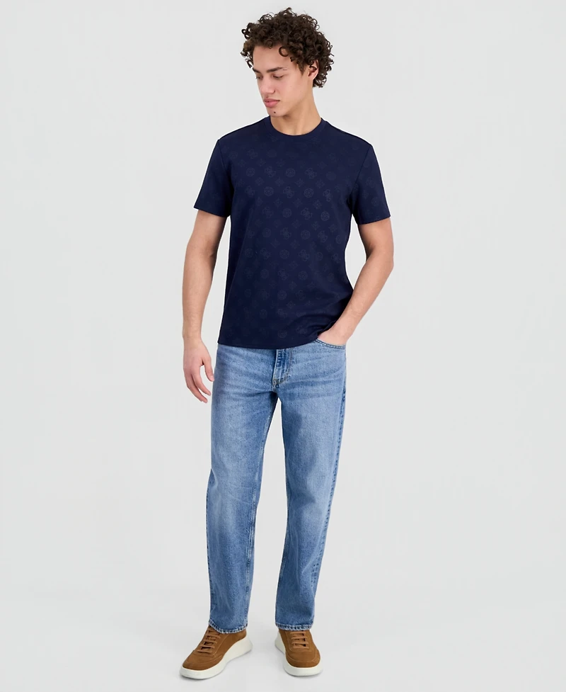 Guess Men's Nico Embossed Knit T-Shirt
