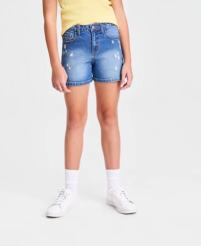 Epic Threads Girls' 5-20 Embroidered Denim Shorts, Macy's Exclusive
