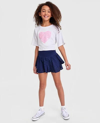 Epic Threads Girls' 5-20 Eyelet Butterfly Shorts, Macy's Exclusive