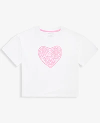 Epic Threads Girls' Xs-xl Heart Relaxed Cropped Tee, Macy's Exclusive