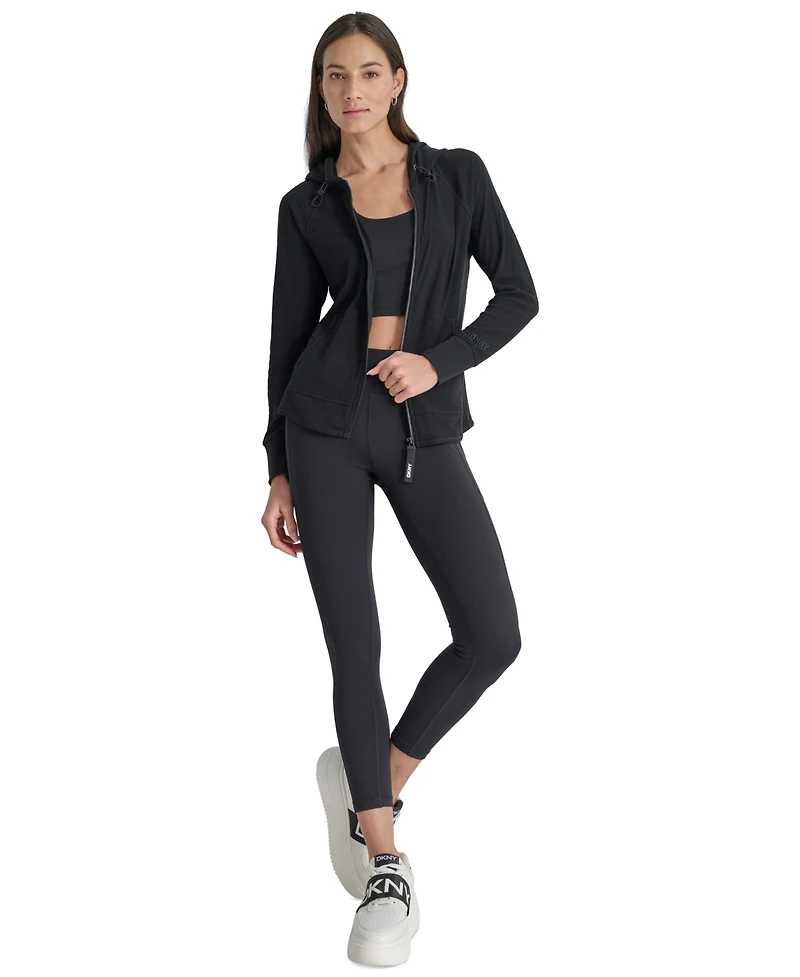 Dkny Women's Sport Zip-Front Hoodie Jacket