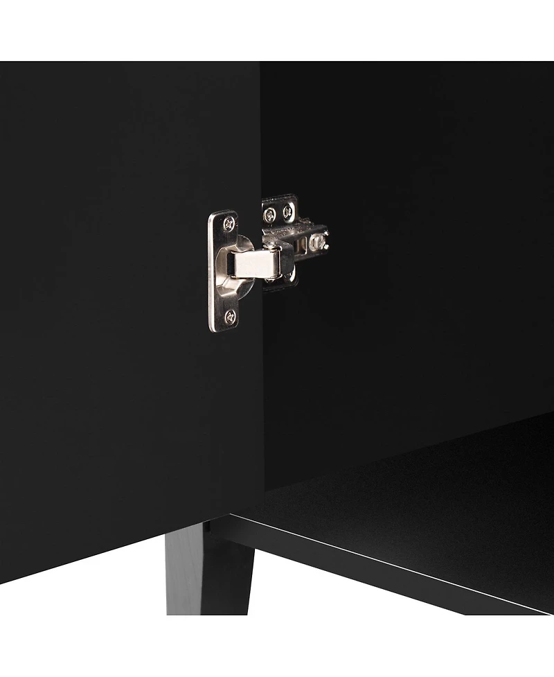 Streamdale Furniture Three-door Storage Cabinet with Metal Handles