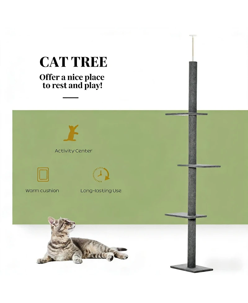 Zeus & Ruta Tall Cat Tree Activity Center