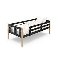 Storkcraft Caribou Twin-over-Twin Bunk Bed (Black with Brown)