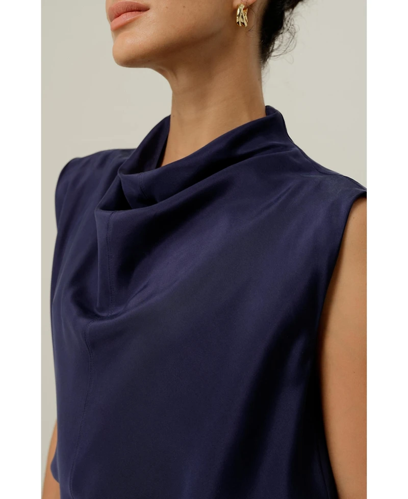 Lilysilk Women's Silk Habotai Sleeveless Top