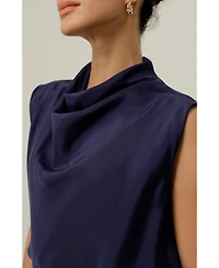 Lilysilk Women's Silk Habotai Sleeveless Top