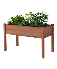 Streamdale Furniture Raised Garden Bed with Legs - 48x24x30"
