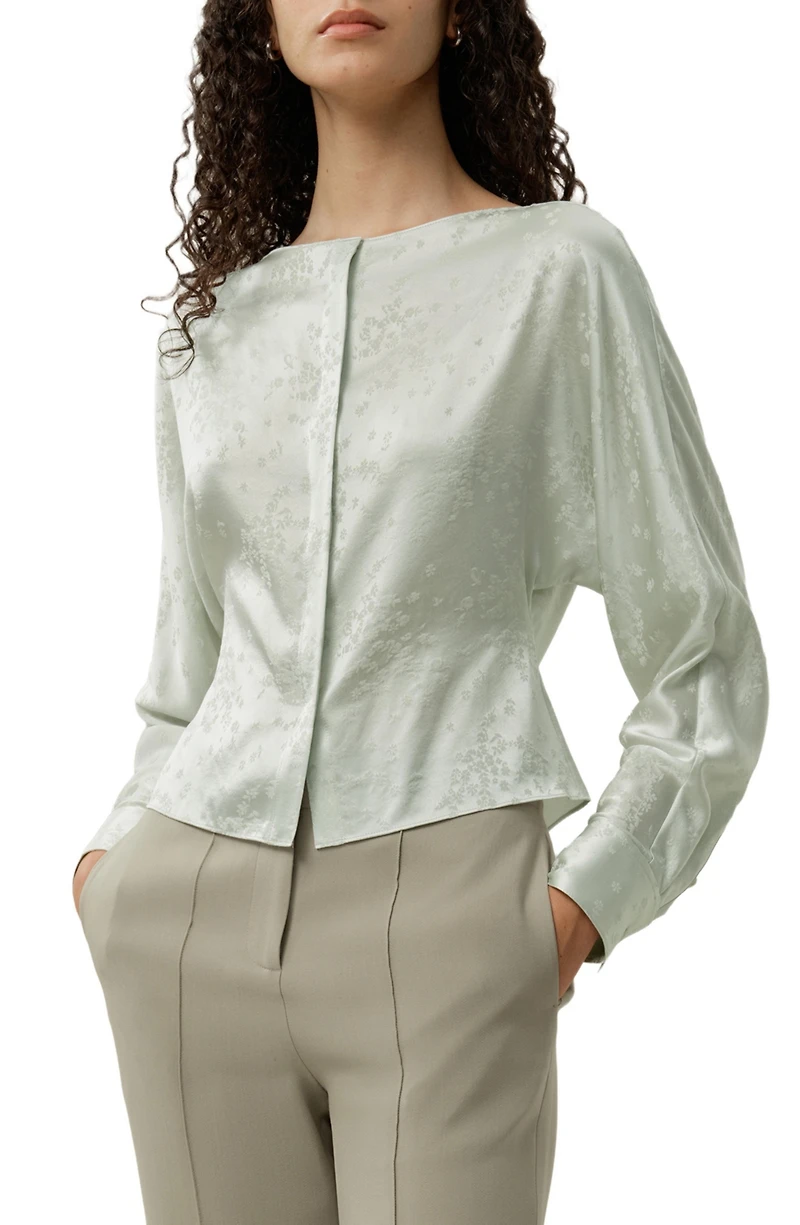 Lilysilk Women's Ying Jacquard Silk Blouse