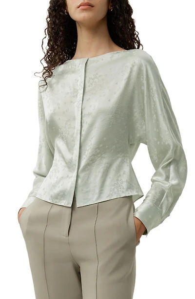 Lilysilk Women's Ying Jacquard Silk Blouse