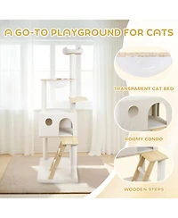 Zeus & Ruta 165cm Wood Cat Tree