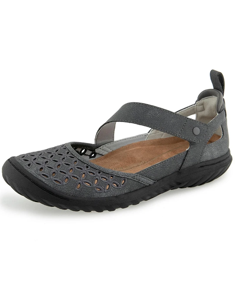 Jbu Women's Bianca Casual Mary Jane Flats