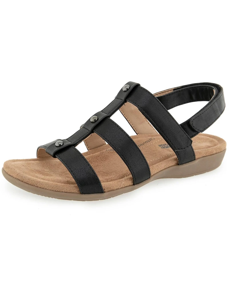 Jbu Women's Vega Casual Flat Sandals