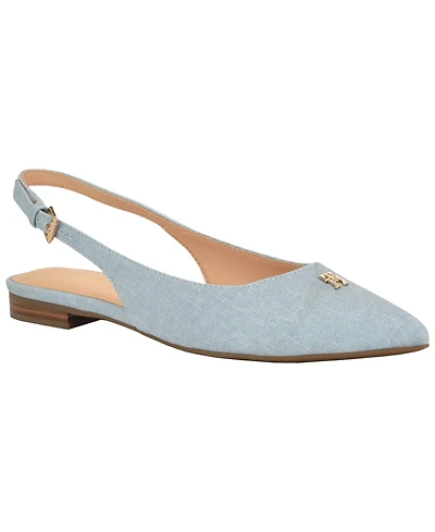 Tommy Hilfiger Women's Velina Pointed Toe Ballet Flats